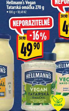 HELLMANN'S VEGAN TATARSK OMKA