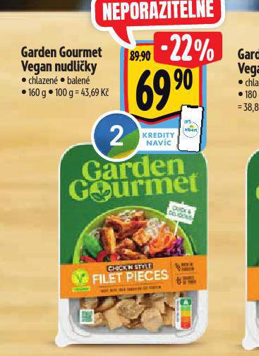 GARDEN GOURMET VEGAN NUDLIKY