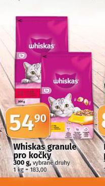 WHISKAS GRANULE PRO KOKY