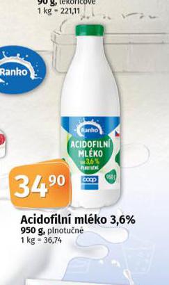 ACIDOFILN MLKO 3,6%