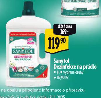 SANYTOL DEZINFEKCE NA PRDLO