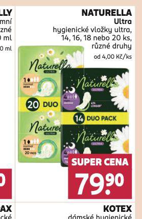 NATURELLA ULTRA HYGIENICK VLOKY