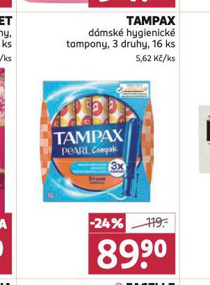 TAMPAX DMSK HYGIENICK TAMPONY