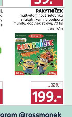 RAKYTNEK MULTIVITAMNOV ELATONKY S RAKYTNKEM