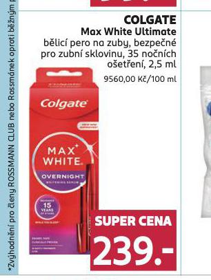 COLGATE MAX WHITE ULTIMATE BLIC ZUBN PASTA