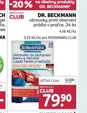 DR. BECKMANN UBROUSKY PROTI OBARVEN