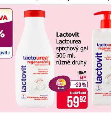 LACTOVIT LACTOUREA SPRCHOV GEL