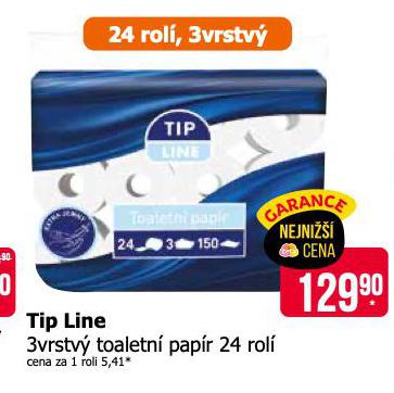 TIP LINE TOALETN PAPR