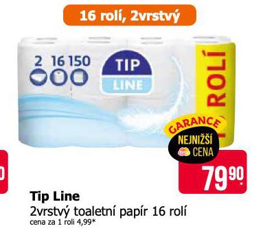 TIP LINE TOALETN PAPR