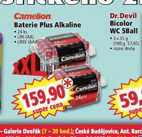 CAMELION BATERIE PLUS ALKALINE