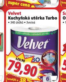 VELVET KUCHYSK UTRKY TURBO