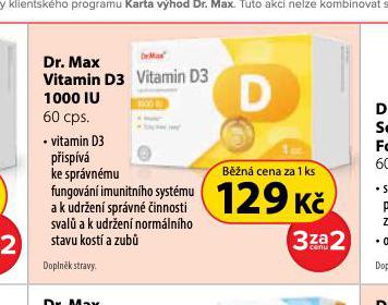 DR. MAX VITAMIN D3 100 IU