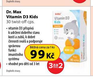 DR. MAX VITAMIN D3 KIDS