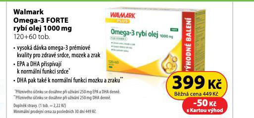 WALMARK OMEGA-3 FORTE RYB OLEJ