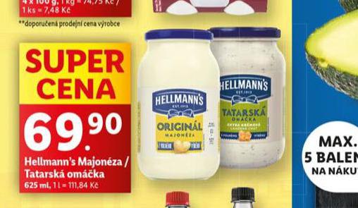 HELLMANNS TATARSK OMKA, MAJONZA