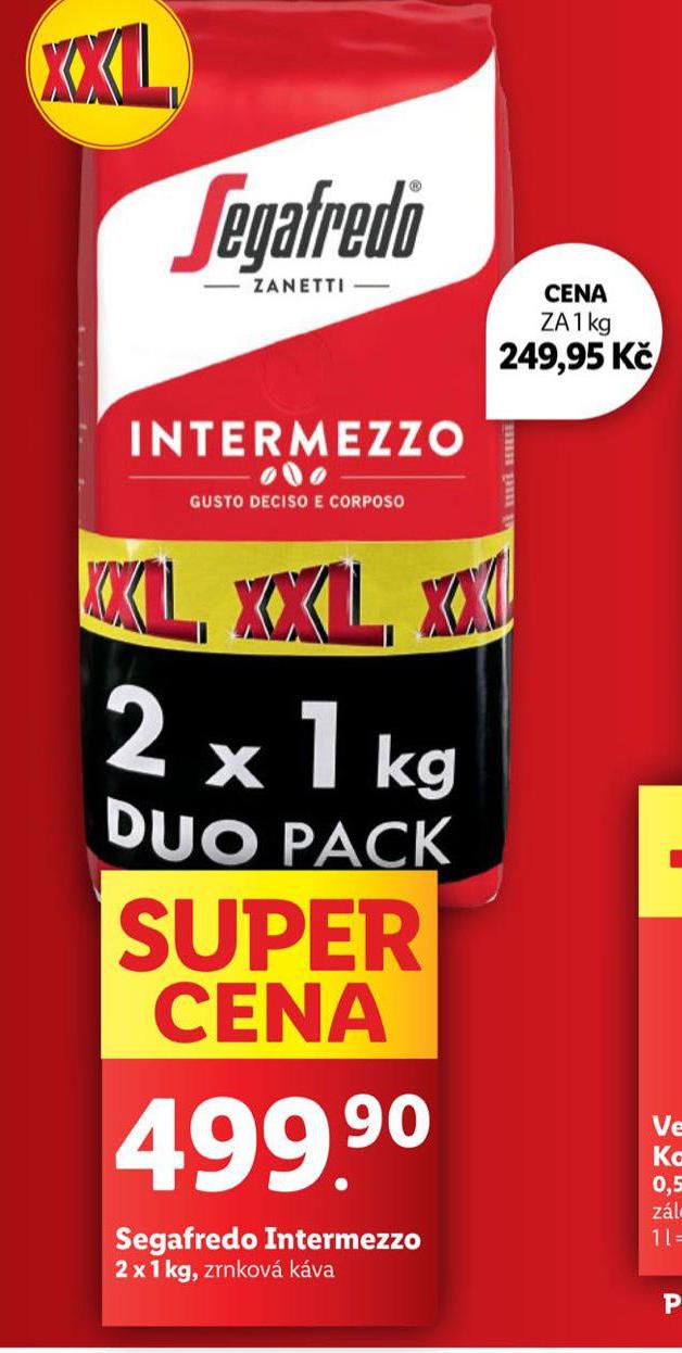 SEGAFREDO INTERMEZZO ZRNKOV KVA