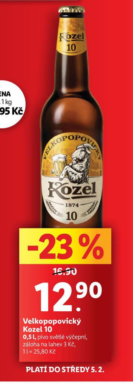 PIVO VELKOPOPOVICK KOZEL 10