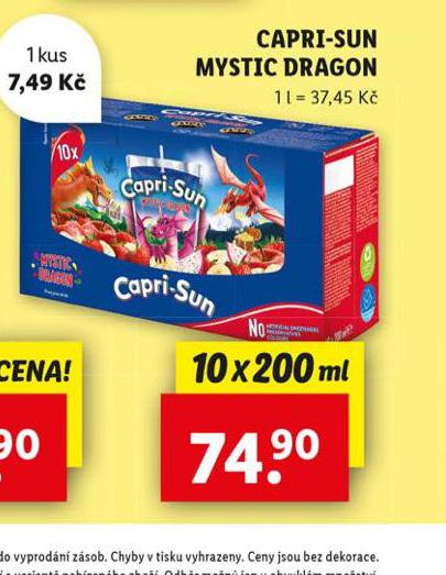 CAPRI SUN MYSTIC DRAGON