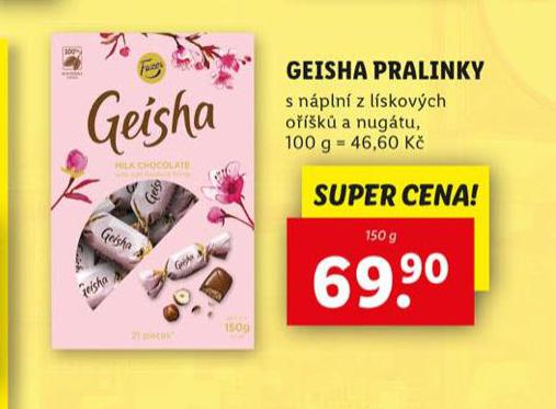 GEISHA PRALINKY