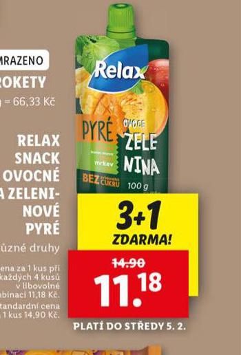 RELAX SNACK OVOCN A ZELENINOV PYR