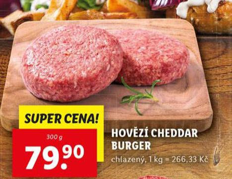 HOVZ CHEDDAR BURGER