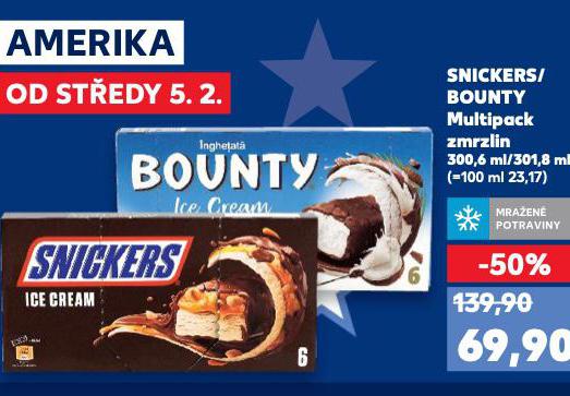 SNICKERS ZMRZLINA