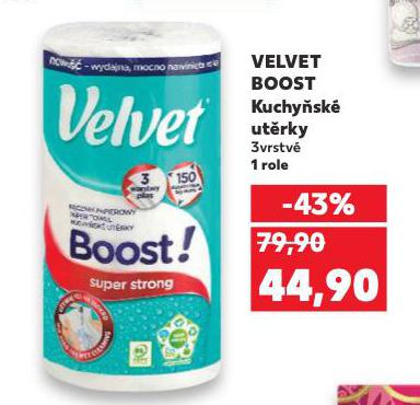 VELVET BOOST KUCHYSK UTRKY