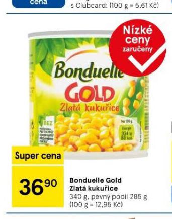 BONDUELLE GOLD ZLAT KUKUICE