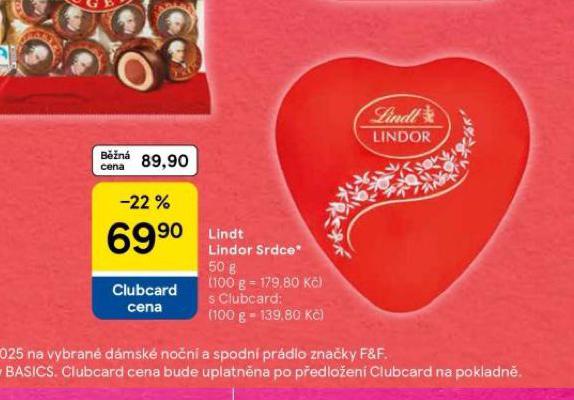 LINDT LINDOR SRDCE