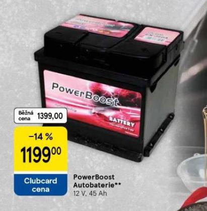 POWERBOOST AUTOBATERIE 45 Ah