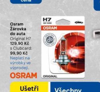 OSRAM ROVKA DO AUTA H7