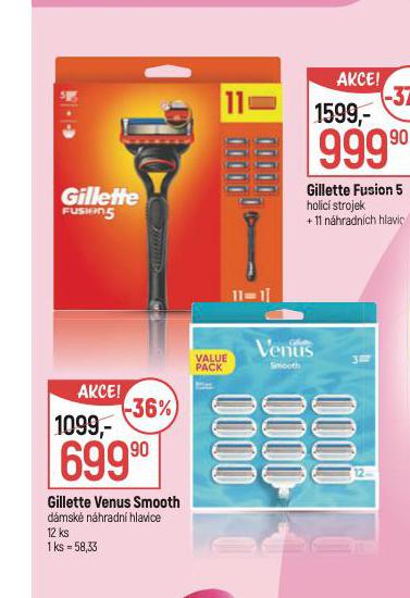 GILLETTE VENUS SMOOTH NHRADN HLAVICE