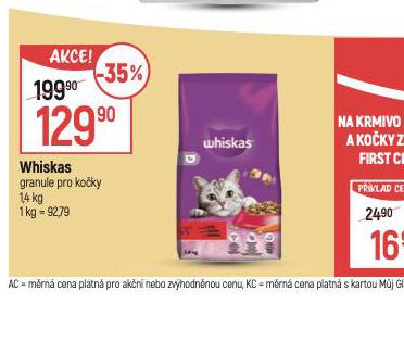 WHISKAS GRANULE PRO KOKY