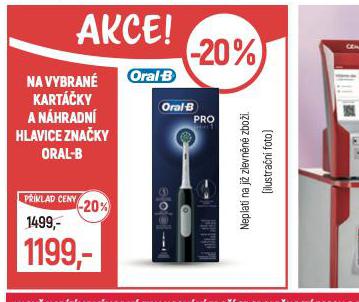 KARTKY A NHRADN HLAVICE ORAL-B