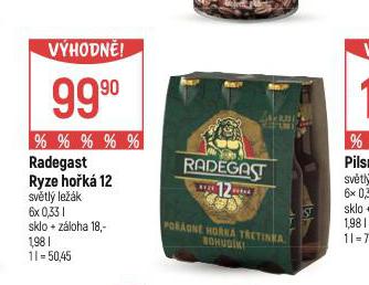 PIVO RADEGAST RYZE HOK 12