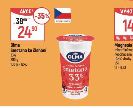 OLMA SMETANA KE LEHN 33%