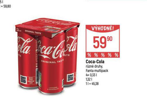 COCA COLA 4x 0,33 l