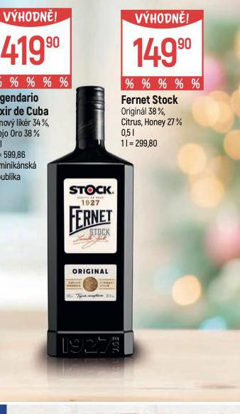 FERNET STOCK