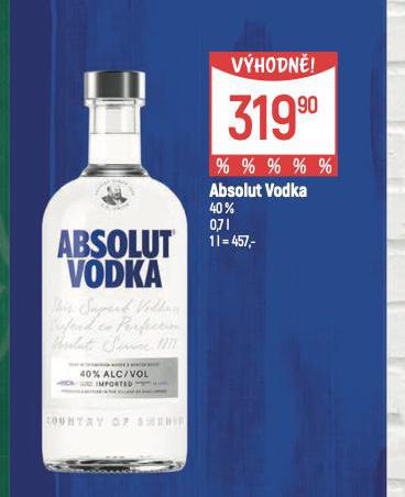 ABSOLUT VODKA