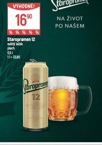 PIVO STAROPRAMEN 12