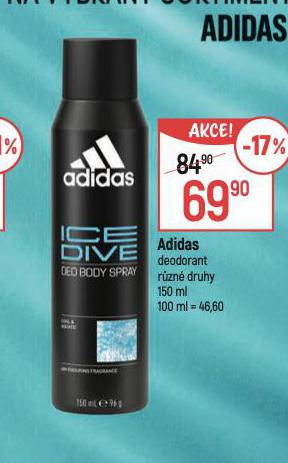 ADIDAS DEODORANT