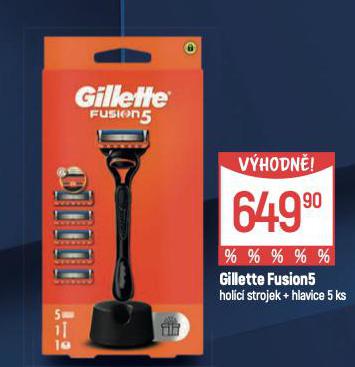 GILLETTE FUSION5 HOLIC STROJEK + HLAVICE