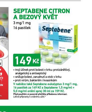 SEPTABENE CITRON A BEZOV KVT