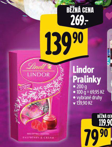 LINDOR PRALINKY