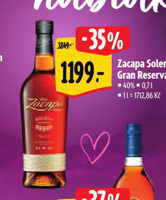 ZACAPA SOLERA GRAN RESERVA