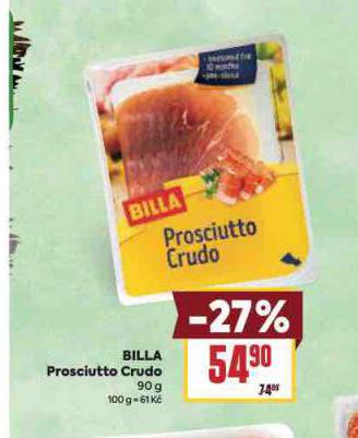 BILLA PROSCIUTTO CRUDO