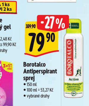 BOROTALCO ANTIPERSPIRANT