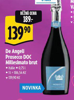 DEANGELI PROSECCO DOC MILLESIMATO BRUT