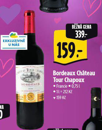 BORDEAUX CHATEAU TOUR CHAPOUX