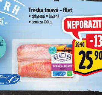 TRESKA TMAV FILET